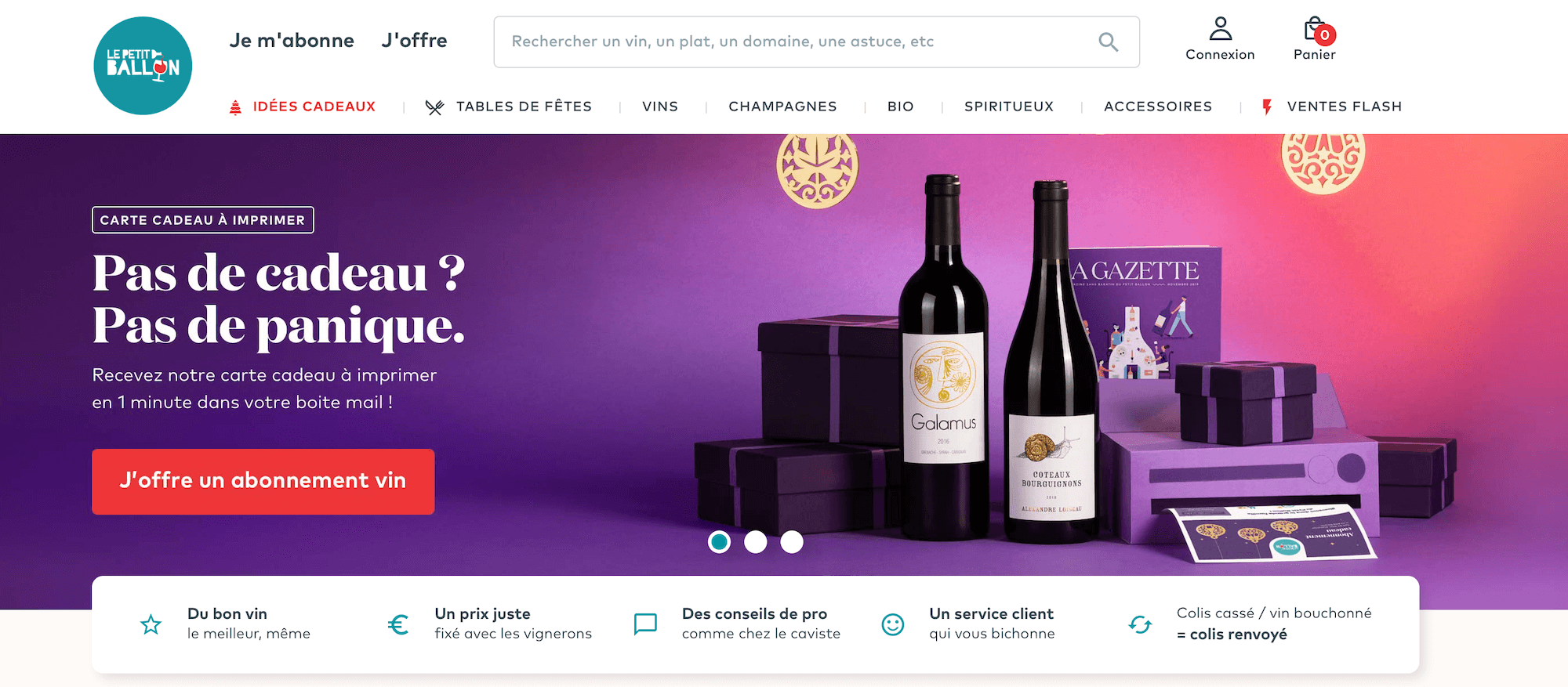 Site internet le Petit Ballon