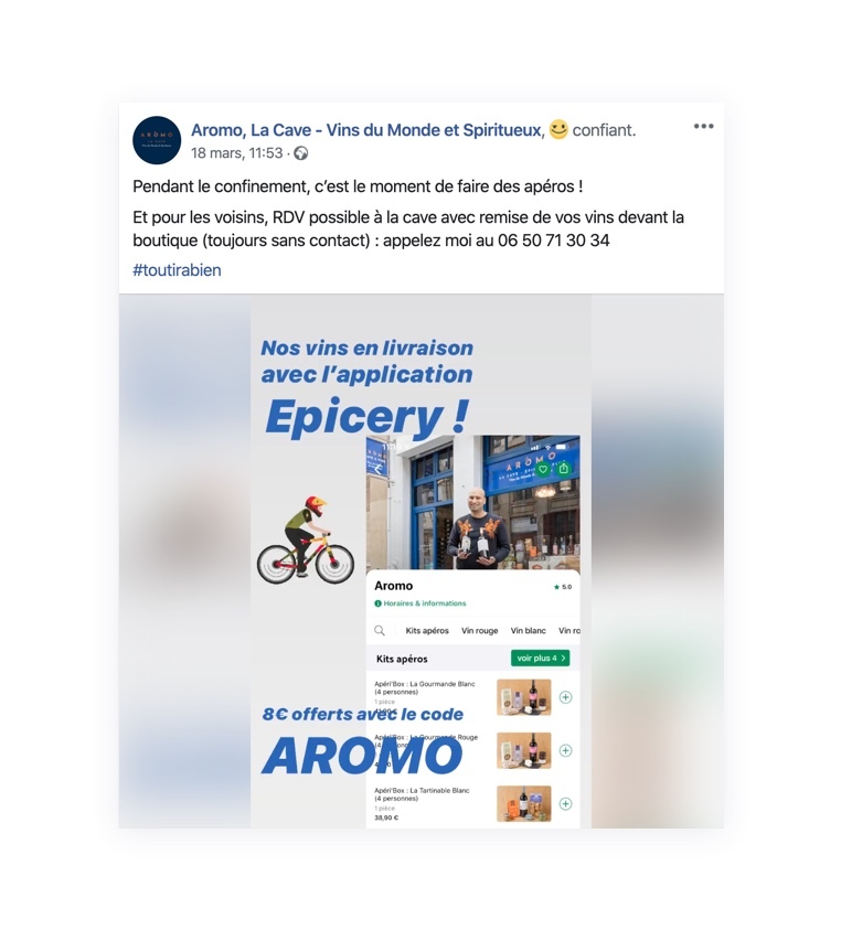 Mise en place d'un service de livraison par Epicery