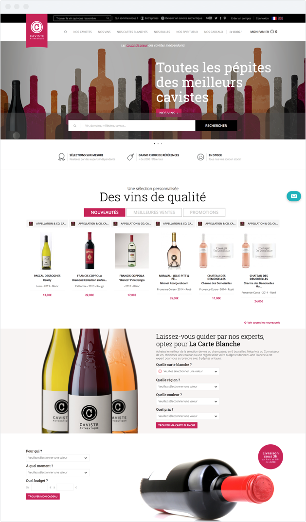 La marketplace Caviste Authentique