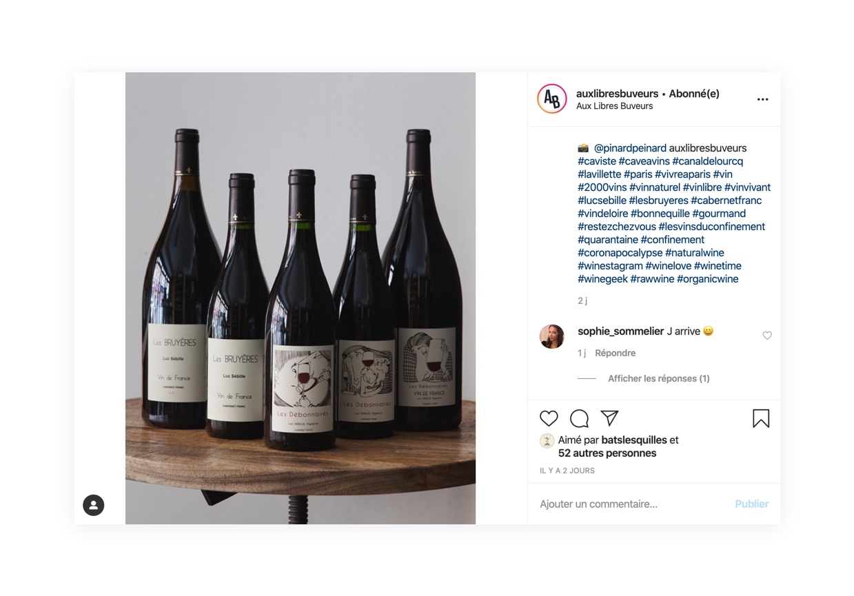 Les vins chez Aux Libres Buveurs