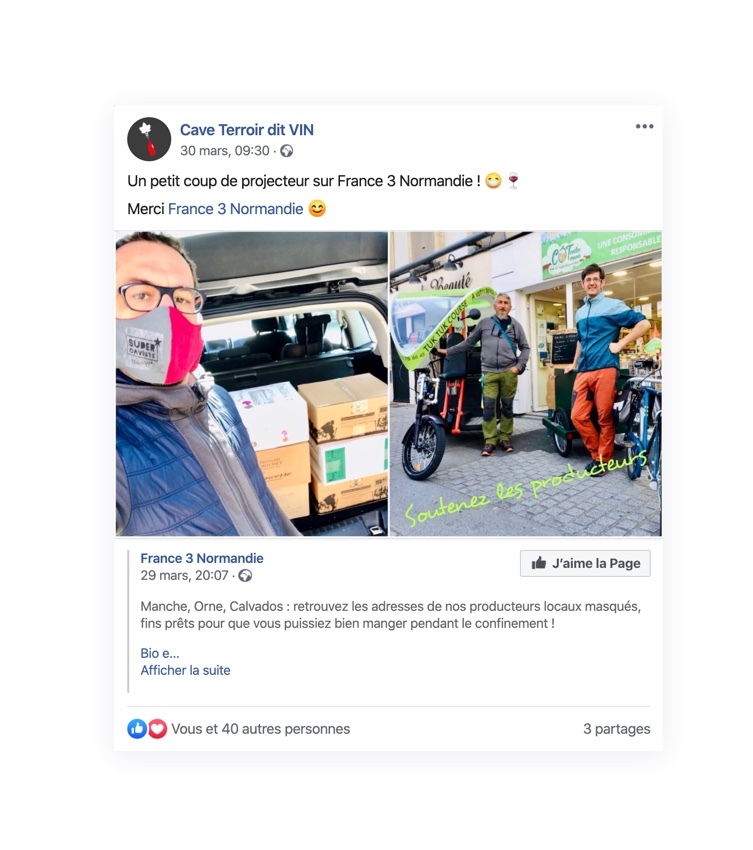 Le Terroir Dit Vin sur France 3 Normandie.