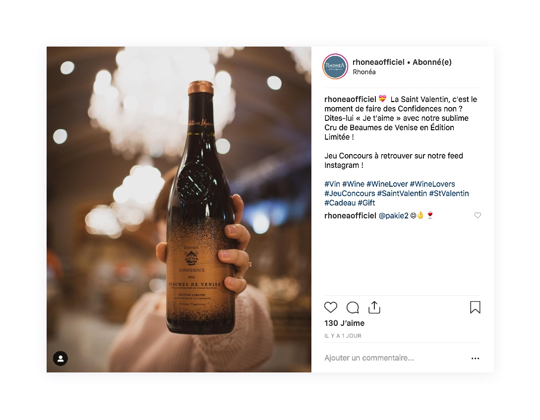 Jeu concours caviste pour la Saint Valentin