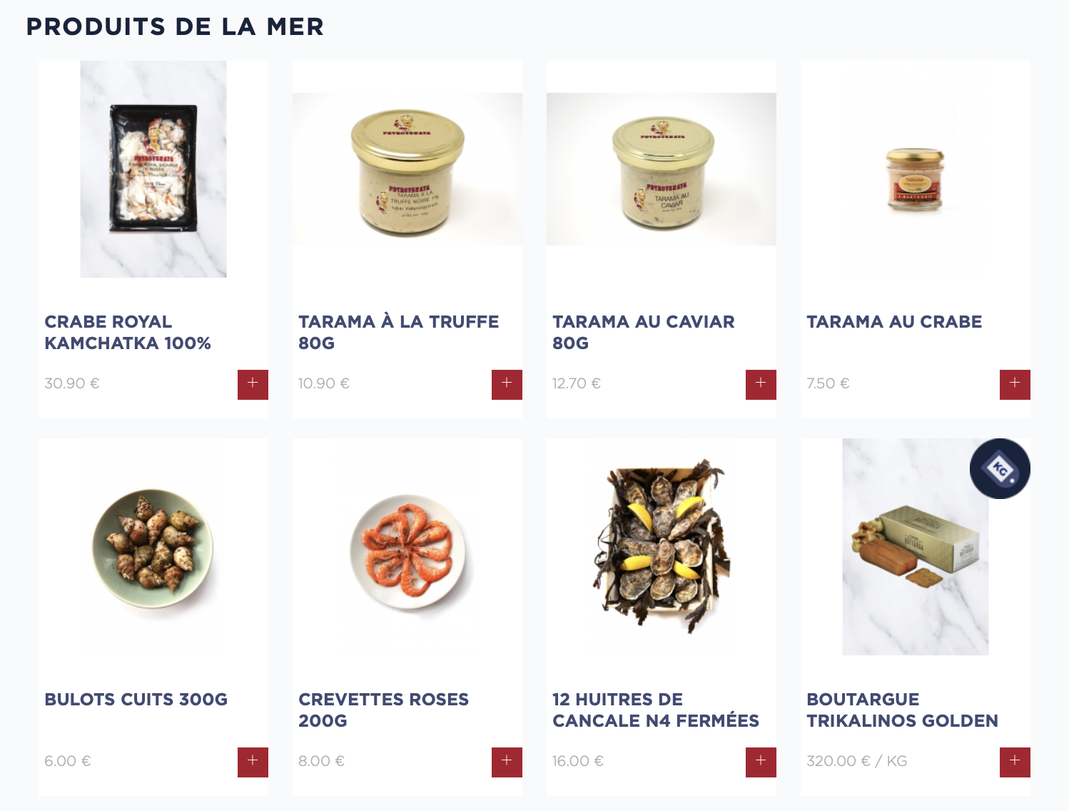 Catalogue produits de Maison Plisson