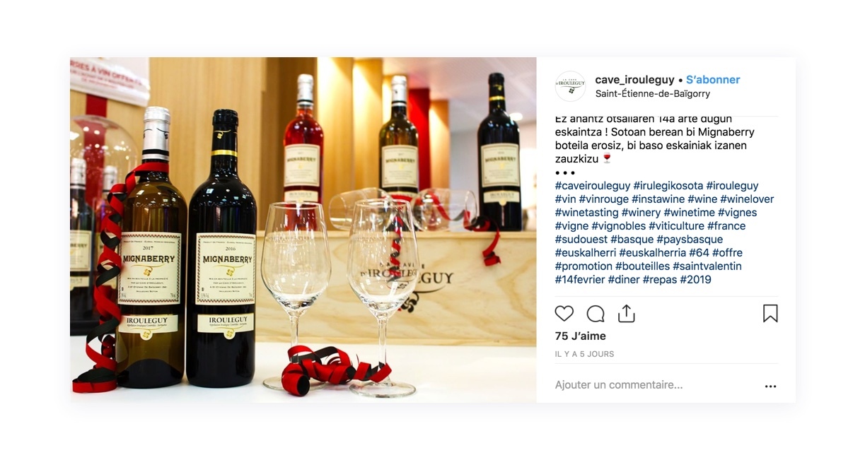 Offre spéciale caviste pour la Saint Valentin