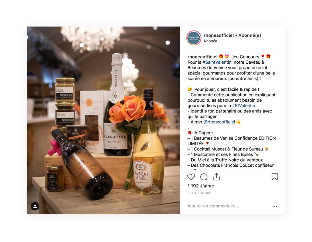 Jeu concours caviste pour la Saint Valentin
