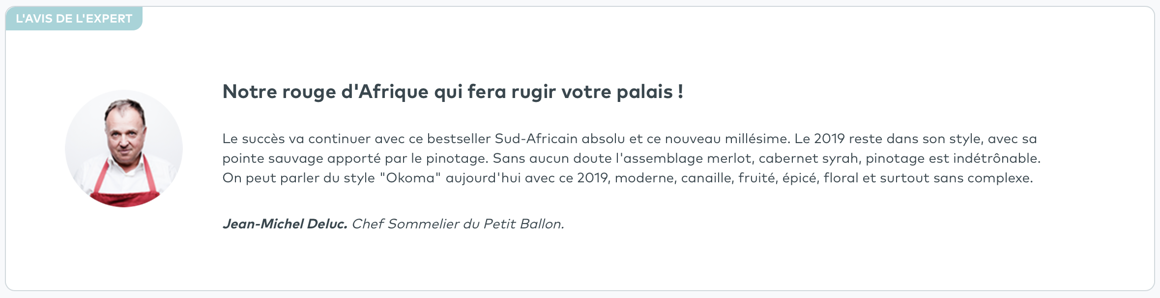 Fiche produit Le Petit Ballon 