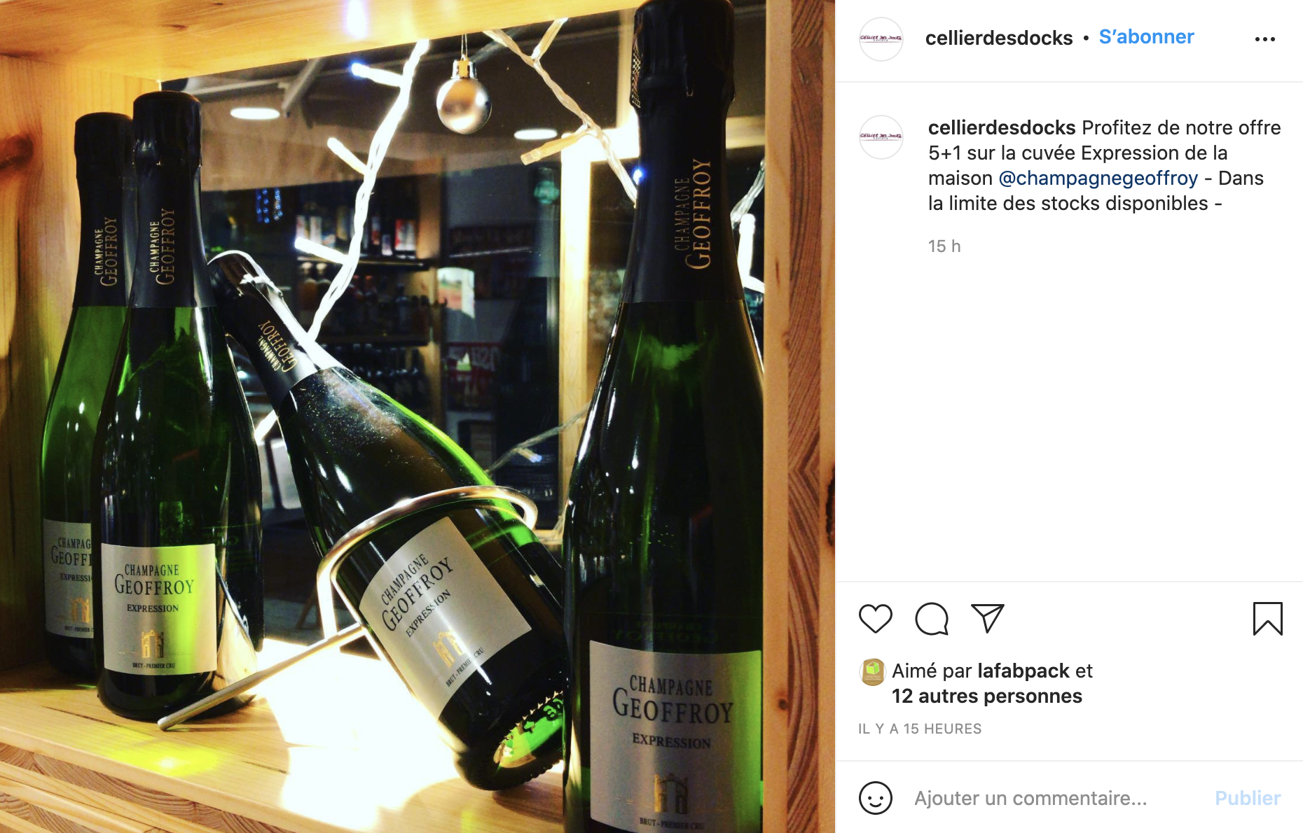 Les promotions de votre cave ou épicerie 