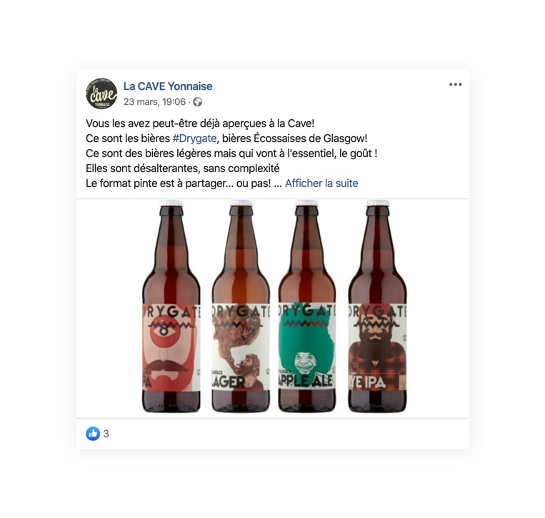 Les bières de La Cave Yonnaise
