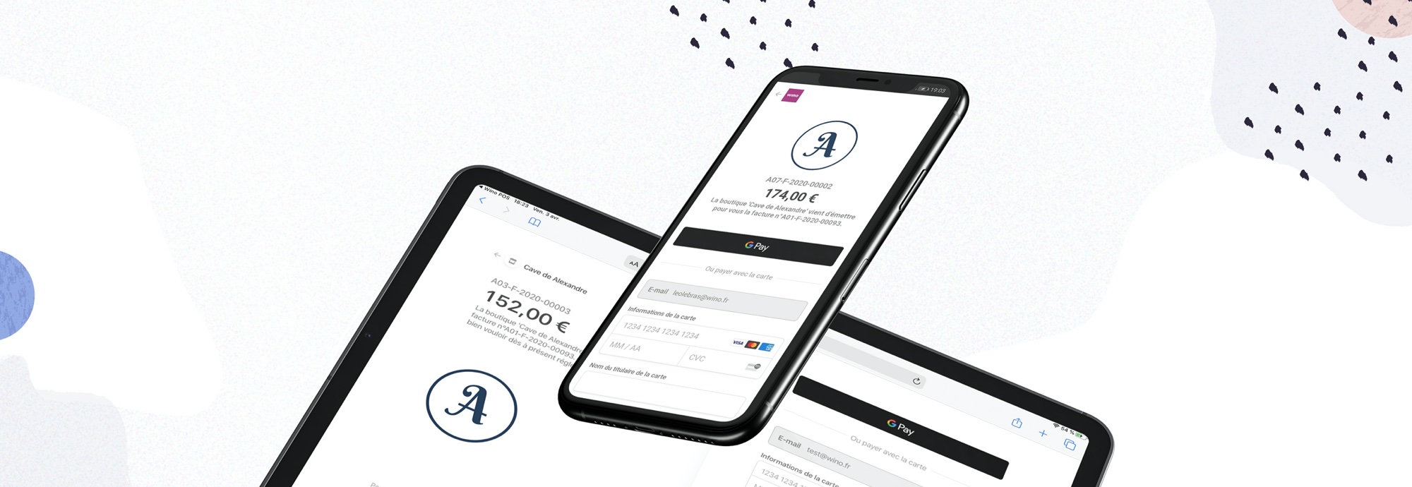 Wino Pay : service dédié aux paiements en ligne des factures aux professionnels. 